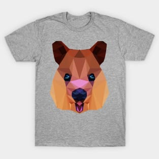 Retro polygon quokka T-Shirt